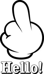 Middle Finger Hand SVG  Humor Funny prints
