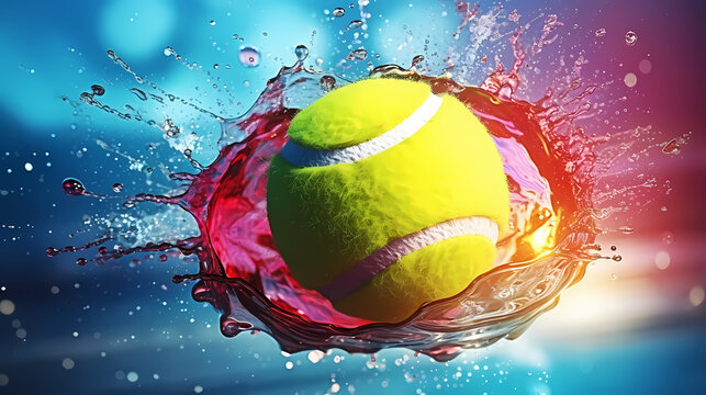 Tennis theme background