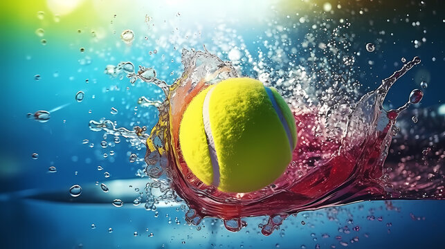Tennis theme background