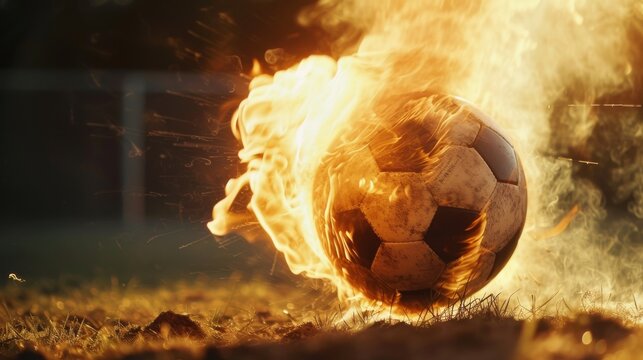 Flaming Football