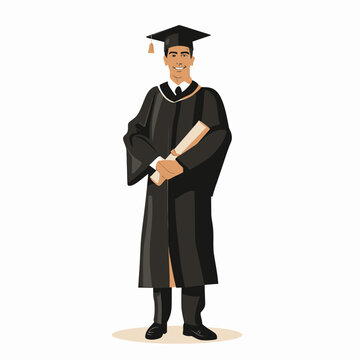 graduate with diploma