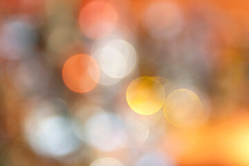 Abstract bokeh background of Christmas light
