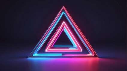  triangle background triangle shape background with lights 3d rendered glass abstract blue glass  background of cubes abstract 3d render of a glowing sign