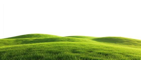 Vibrant Green Rolling Hills Background