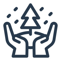 Environmental Conservation Vector Icon Illustration for Earth Day