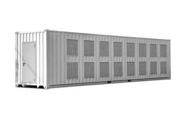 A large container with a crypto farm
