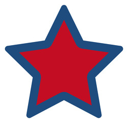 4th Of July Star vector