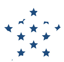 4th Of July Star vector