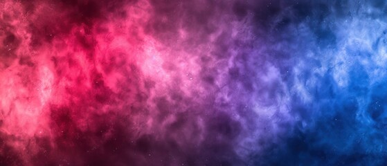 a red, blue, and purple cloud wallpaper with a star filled sky in the middle of the image. - obrazy, fototapety, plakaty