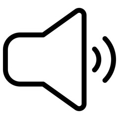 audio icon, simple vector design