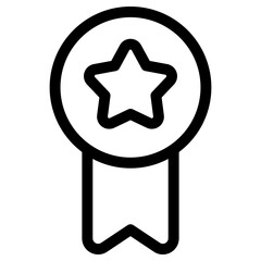award icon, simple vector design