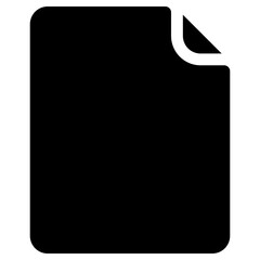 file icon, simple vector design