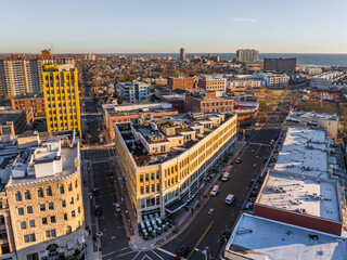 Fototapeta premium Cookman ave in downtown Asbury Park