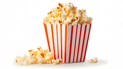 Popcorn background, snack background concept