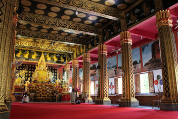 buddhist temple (wat phan an) in chiang mai in thailand 