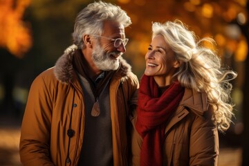 Healthy Active Seniors Standing Together Generative AI