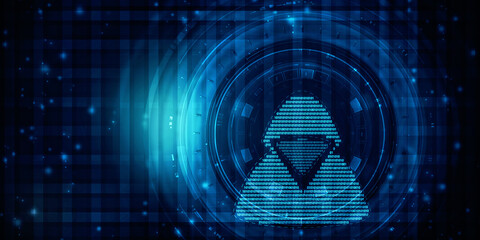 2d illustration cyber crime and internet privacy hacking.Network security,cyber attack,computer virus,ransomware and malware concept
