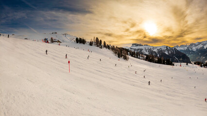 Ski Resort in Dolomites