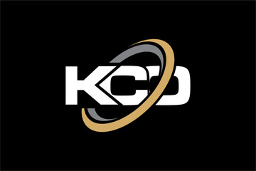 KCO creative letter logo design vector icon illustration