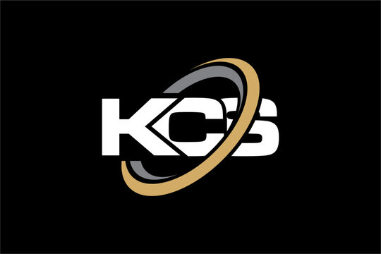 KCS creative letter logo design vector icon illustration