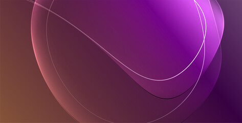 Colorful transparent flowing fluid shapes with glow effect geometric background. Wavy lines round forms. Vector illustration For Wallpaper, Banner, Background, Card, Book Illustration, landing page