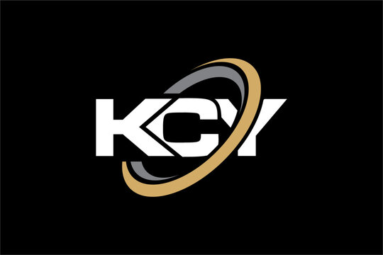 KCY creative letter logo design vector icon illustration