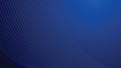 Blue gradient background wallpaper with curve line for backdrop or presentation