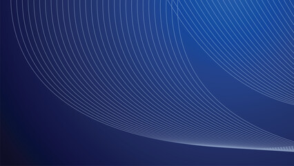 Blue gradient background wallpaper with curve line for backdrop or presentation