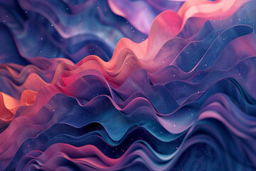 Gravitational Waves Craft an eye catching background artwork that represents the phenomenon of gravitational waves incorporating abstract elements.