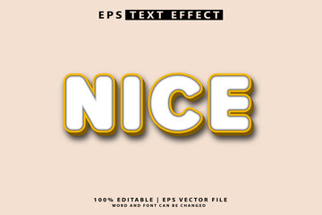 Nice 3d text effect and editable text effect
