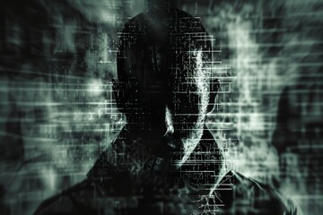 AI shadow merged with the complexity of the dark web