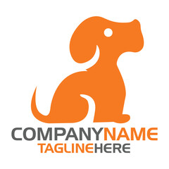 dog logo vector
