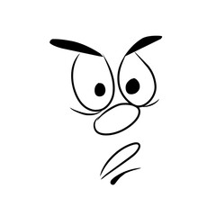 cartoon mascot characters funny faces