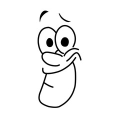 cartoon mascot characters funny faces