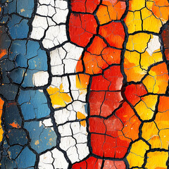 Tile abstract Wall as background and to fill areas in soft colors, ai generated