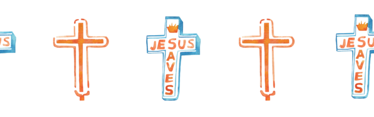 Watercolor hand drawn illustration thanksgiving to the Lord,christian border.Christian. Decorative border for the background of Christian publications, the design of banners, cards, sites