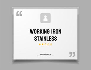Naklejka premium 3D bubble testimonial banner, quote, infographic. Social media post template designs for quotes. Empty speech bubbles, quote bubbles and text box. Vector Illustration EPS10.