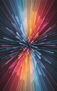 Gabriel Dawe's Ethereal Style - Energy Of Colors Explode, Burst Off