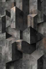 Gray concrete blocks background
