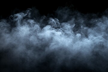 Fototapeta premium White smoke on black background