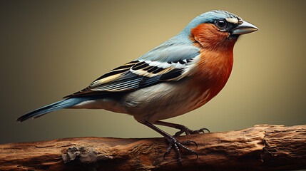 Common chaffinch male bird