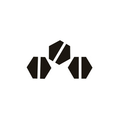 Modern simple abstract logo design