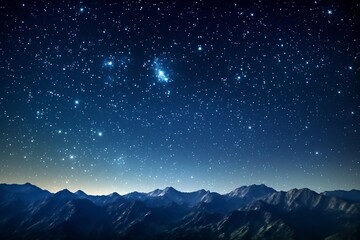 Starry Night Over the Mountains