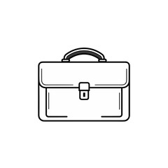 briefcase vector illustration isolated transparent background logo, cut out or cutout t-shirt print design