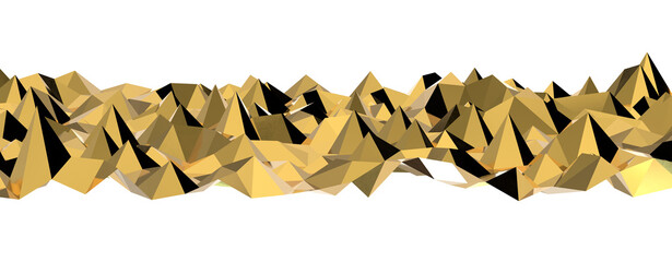 gold Abstract mosaic background, gold polygon background, abstract background