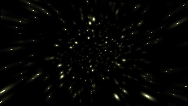 Space jump background in 4K 60FPS. Stars in space with colorful galaxies, space jump bg in 4K resolution. Abstract Flight. Space Hyperjump. Flying through stars, colorful speed lines of stars.