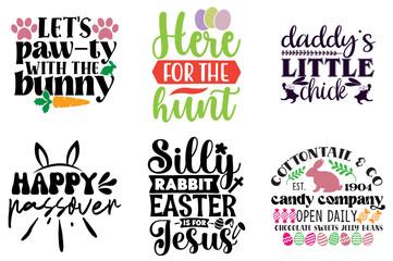 Modern Easter Labels And Badges Collection Vector Illustration for Motion Graphics, Magazine, Wrapping Paper