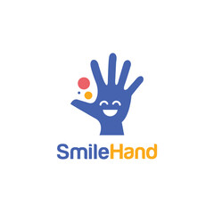 Fototapeta premium Smile Hand Logo