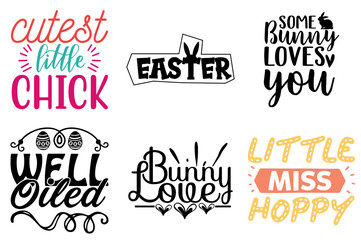 Minimalist Easter Day Invitation Bundle Vector Illustration for Advertisement, Motion Graphics, Social Media Post