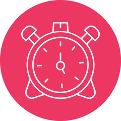 Alarm Line Filled Icon